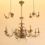 Lustre chromé à huit bras + applications, Enlèvement