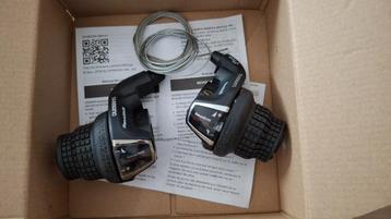 NIEUWE set Shimano Tourney draaiversteller/shifter 3L + 6R beschikbaar voor biedingen