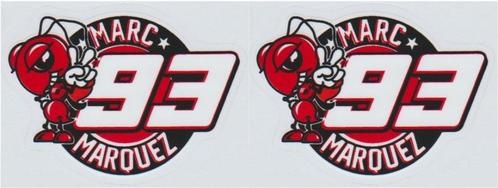 Marc Márquez 93 sticker set #11, Motoren, Accessoires | Stickers, Verzenden