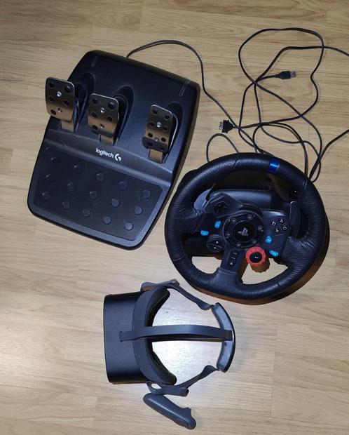 stuurwiel logitech g29  + 4k vr-headset, Games en Spelcomputers, Spelcomputers | Overige Accessoires, Zo goed als nieuw, Ophalen of Verzenden