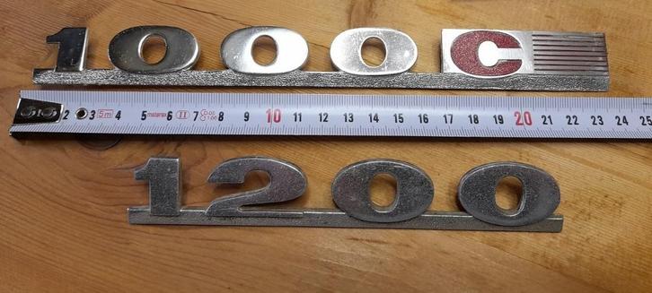 2 vintage NSU-emblemen, 1000 C, 1200, jaren 60/70, Auto diversen, Auto-accessoires, Gebruikt, Verzenden