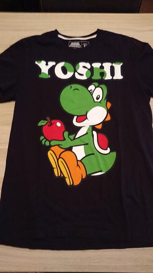T-shirt Yoshi Nintendo, Kleding | Heren, T-shirts, Nieuw, Maat 52/54 (L), Zwart, Ophalen of Verzenden
