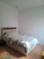 Beige Bed 140200 met schuiven, Ophalen of Verzenden, Beige
