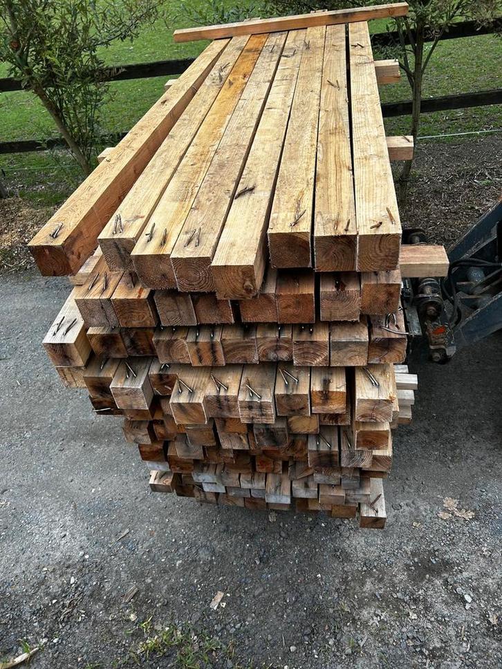 Behandelde houten balken, Tuin en Terras, Palen, Balken en Planken, Balken, Ophalen