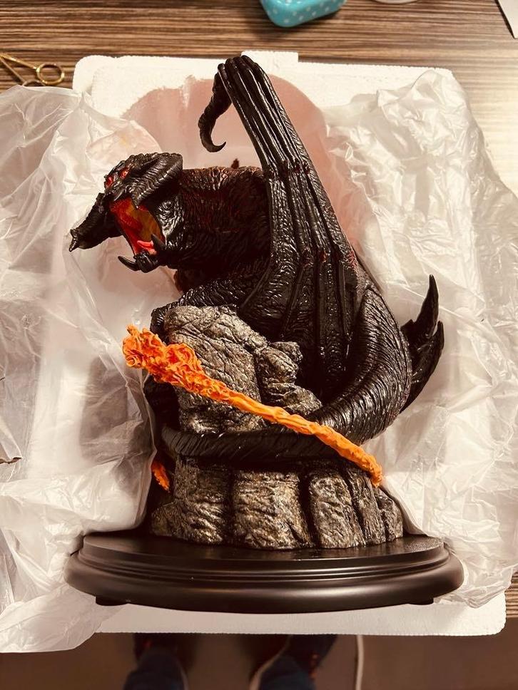 Weta collectibles Lord of the rings-BALROG Classic statue, Verzamelen, Film en Tv, Nieuw, Film, Beeldje, Replica of Model, Ophalen of Verzenden