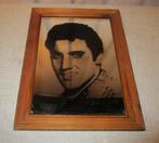 Magnifique miroir rétro d'Elvis Presley - 32x24, Comme neuf, Enlèvement ou Envoi