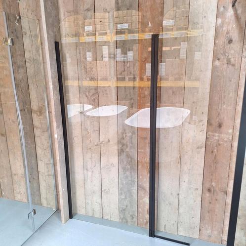 Inloopdouche gebogen mat zwart of geborsteld goud Boyd 90, Huis en Inrichting, Woonaccessoires | Overige, Nieuw, Ophalen of Verzenden