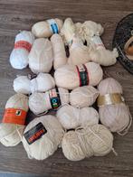 Diverse witte wol (resten en nieuw), Ophalen, Zo goed als nieuw