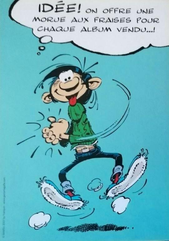 Publi-kaarten / Cartes publicitaire Guust / Gaston – Le Soir, Livres, BD, Neuf, Série complète ou Série, Enlèvement