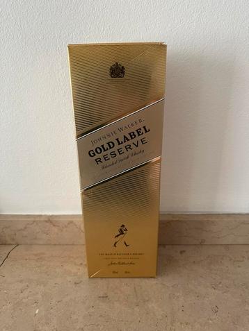 Johnie Walker gold label reserve 7 ongeopende flessen beschikbaar voor biedingen