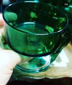 Luminarc france groene glazen op voet, 4 euro/st, Verzamelen, Glas en Drinkglazen, Ophalen of Verzenden