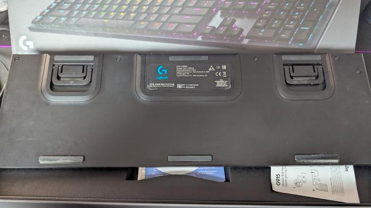 Logitech G915 Lightspeed Keyboard, Computers en Software, Toetsenborden, Qwerty, Draadloos, Ophalen