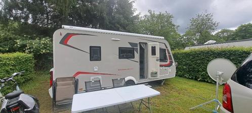 Caravane sterkeman 496PE KID'S ÉVOLUTION, Caravans en Kamperen, Caravans, Particulier, tot en met 6, Sterckeman, Dwarsbed, Dwars-stapelbed