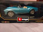 Lancia Aurelia B 24 Spider 1955 1/8 Bburago.Turquoise., Ophalen, Zo goed als nieuw