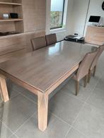 Eiken eettafel (10-12 personen), Huis en Inrichting, Tafels | Eettafels, Ophalen, Eikenhout, 200 cm of meer, 50 tot 100 cm