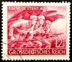 Dt.Reich: Volkssturm 1945, Overige periodes, Ophalen of Verzenden, Gestempeld