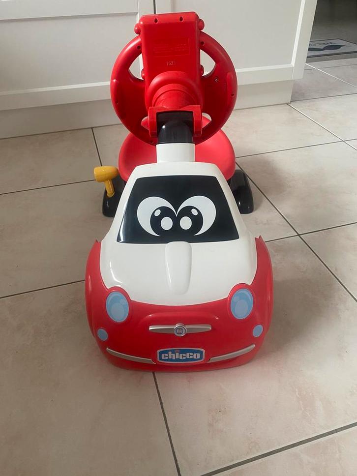 Chicco fiat 500 driver, Kinderen en Baby's, Speelgoed | Buiten | Accuvoertuigen, Zo goed als nieuw, Ophalen