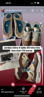 Jordan rétro 4, Sport en Fitness, Basketbal, Ophalen, Zo goed als nieuw, Schoenen