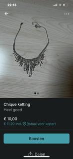 Chique ketting, Verzenden, Zo goed als nieuw