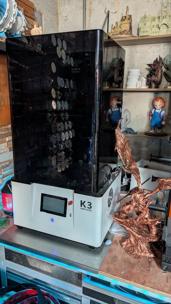 Imprimante 3D résine industrielle CretBee K3 Hercules, Informatique & Logiciels, 3D Imprimantes, Utilisé, Enlèvement