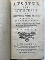 Les jeux de la petite Thalie - de Moissy Vanden Berghen 1770, Antiquités & Art, Enlèvement ou Envoi