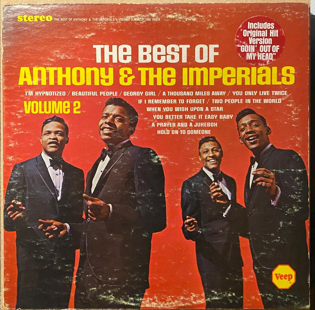 Anthony & The Imperials The Best Of  Volume 2, 12 pouces, Enlèvement ou Envoi, Soul, Nu Soul ou Neo Soul, Utilisé