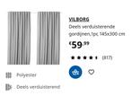 Gordijnen Ikea donkergrijs in perfecte staat 10 stuks, Huis en Inrichting, Stoffering | Gordijnen en Lamellen, Ophalen of Verzenden