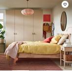 LIT (Ikea Bjorknas, 180^200), Maison & Meubles, Comme neuf, Beige, Bois d'échafaudage, Queen size