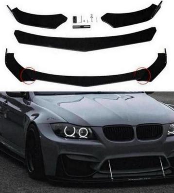 BMW 3-serie Bumperlip glans zwart E46 E90 E91 E93 F30 F31 beschikbaar voor biedingen