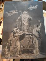 Grote prachtplaat + extra kleurenplaat scherpenheuvel, Antiek en Kunst, Ophalen of Verzenden