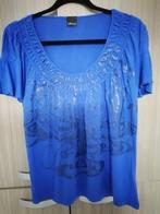 zeer mooi blauw t-shirt INTOWN mt L NIEUW, Blauw, Maat 42/44 (L), Nieuw, Ophalen of Verzenden