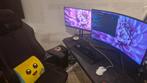 Volledige gaming setup (bureau en secretlab stoel inclusief), Computers en Software, Ophalen, Gebruikt, Intel Core i9, 2 TB