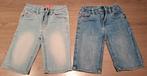 2 jeansshorts maat 116, Utilisé, Tygo & vito, Enlèvement ou Envoi