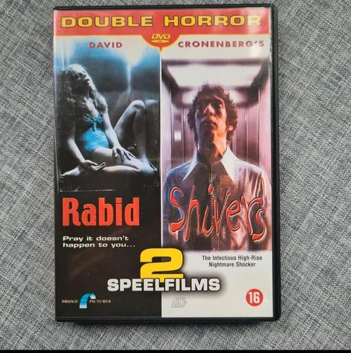 Rabid (1977) Shivers (1975), Cd's en Dvd's, Dvd's | Horror, Zo goed als nieuw, Ophalen of Verzenden