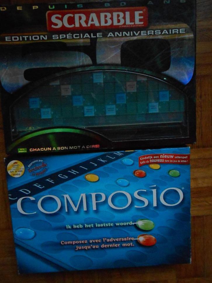 Scrabble éd.spéciale 60è anniversaire ET Composio bilingue, Hobby & Loisirs créatifs, Jeux de société | Jeux de plateau, Comme neuf