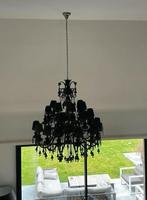 Murano luster zwart, Huis en Inrichting, Lampen | Kroonluchters, Ophalen, Gebruikt, Glas, Landelijk Castle