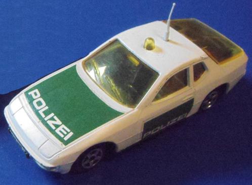 Porsche 924 Polizei, Jet-Car de Norev No. 864, de 1975, Verzamelen, Poppetjes en Figuurtjes, Gebruikt, Ophalen of Verzenden