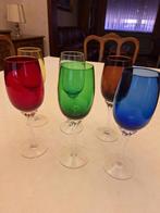 Ensemble de 6 verres (à vin) colorés, Collections, Verres & Petits Verres, Autres types, Enlèvement, Neuf
