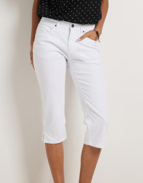 Nieuwe capri jeans europese maat 36, Kleding | Dames, Spijkerbroeken en Jeans, Nieuw, W28 - W29 (confectie 36), Wit, Ophalen of Verzenden