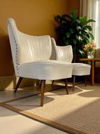Set van 2 vintage cocktailstoelen  / clubzetels / fauteuils, Ophalen of Verzenden