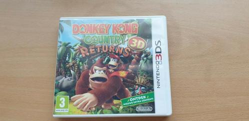 Nintendo 3DS  Donkey Kong Country Returns, Consoles de jeu & Jeux vidéo, Jeux | Nintendo 2DS & 3DS, Comme neuf, Autres genres