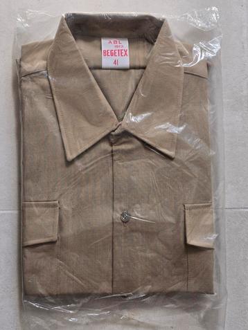 Chemise beige ABL 1973 taille 41 NEW no.1, Enlèvement