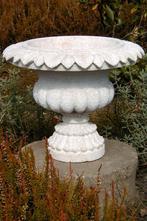 Tuindecoratie pot gekapt uit zandsteen, Tuin en Terras, Ophalen, Gebruikt