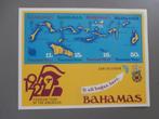 Postzegels Bahamas 1972 Eilanden Kaart Nassau, Timbres & Monnaies, Timbres | Amérique, Envoi, Non oblitéré, Amérique du Nord