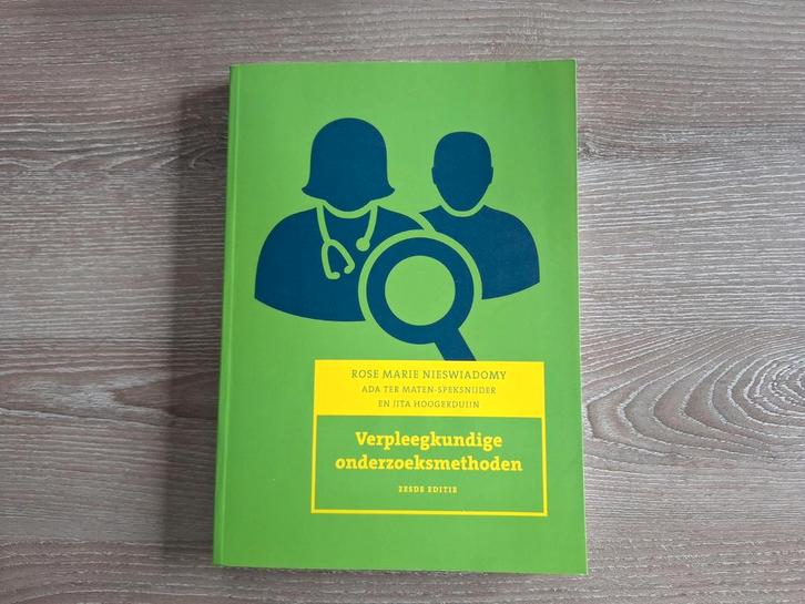 Rose Marie Nieswiadomy - Verpleegkundige onderzoeksmethoden, Boeken, Schoolboeken, Zo goed als nieuw, Economie, Ophalen of Verzenden