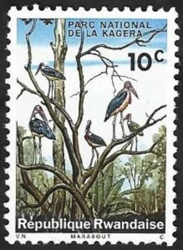 1 Postzegel Rwanda 1965 Nationaal Park van Kagera beschikbaar voor biedingen