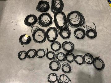 Lot van 27 XLR kabels in totaal 230 meter Procab beschikbaar voor biedingen