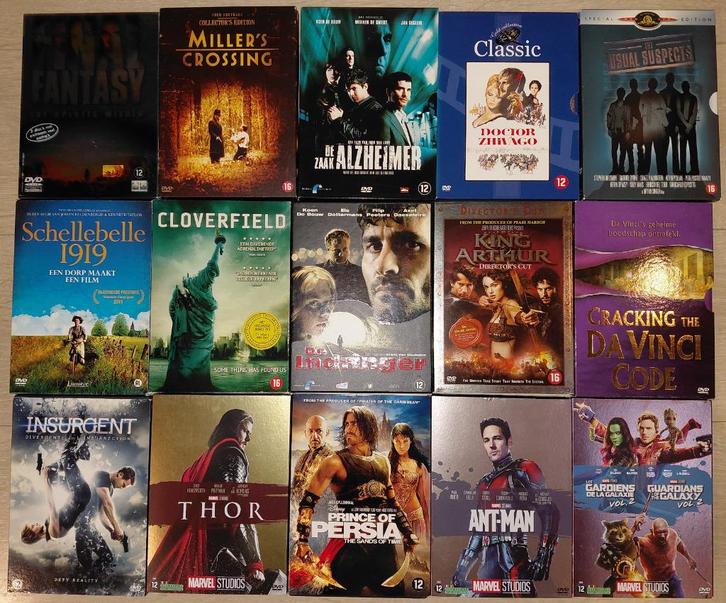 34 DVD's in kartonnen hoes, Cd's en Dvd's, Dvd's | Actie, Ophalen