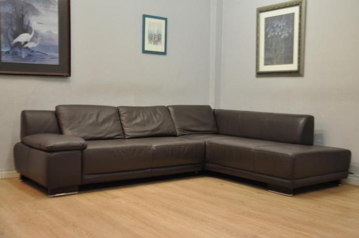 Très beau salon CUIR 260x200cm haut dossier moderne, Huis en Inrichting, Zetels | Zetels, Gebruikt, Leer, Ophalen