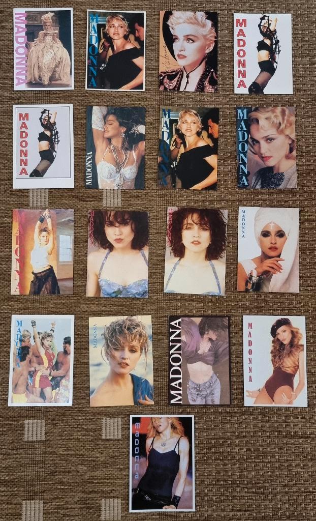 Madonna - 17 cartes postales, Collections, Cartes postales | Thème, Non affranchie, 1980 à nos jours, Stars et Célébrités, Enlèvement ou Envoi